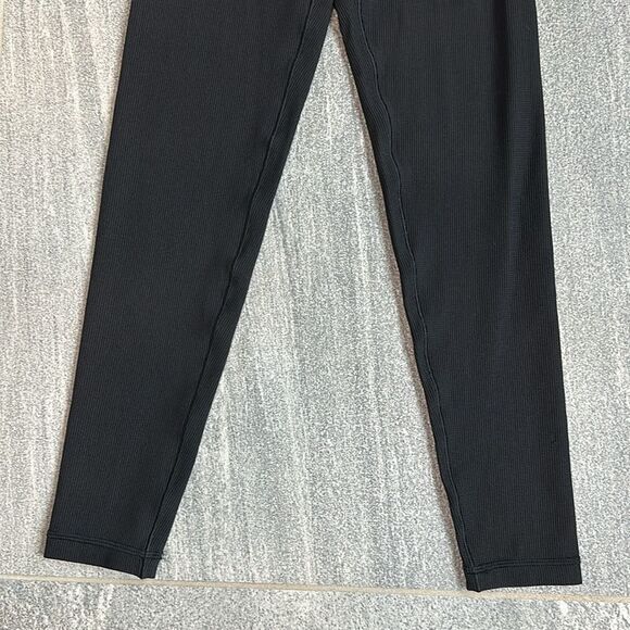 NWT Aerie Offline High-rise Crossover waist Waffle knit Leggings Black XS Short - Picture 4 of 14